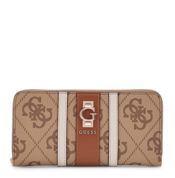 Πορτοφόλι GUESS Erenia Large Zip Around SWSO7838146 Μπεζ