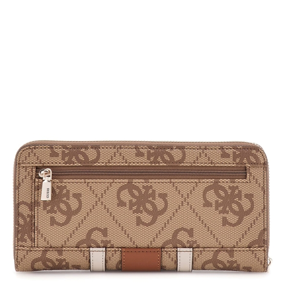 Πορτοφόλι GUESS Erenia Large Zip Around SWSO7838146 Μπεζ
