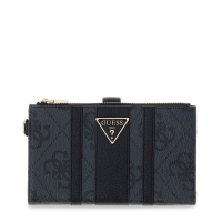 Πορτοφόλι GUESS Laurel Double Zip Organizer SWSS7459157 Μαύρο