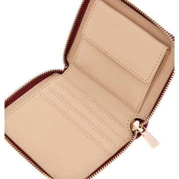 Πορτοφόλι GUESS Laurel Small Zip Around SWZG7459137 Κόκκινο