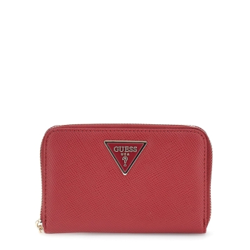 Πορτοφόλι GUESS Laurel Medium Zip Around SWZG7459140 Κόκκινο