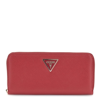 Πορτοφόλι GUESS Laurel Large Zip Around SWZG7459146 Κόκκινο