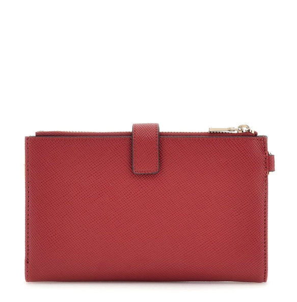 Πορτοφόλι GUESS Laurel Large Zip Around SWZG7459157 Κόκκινο Πορτοφόλι GUESS Laurel Large Zip Around SWZG7459157 Κόκκινο