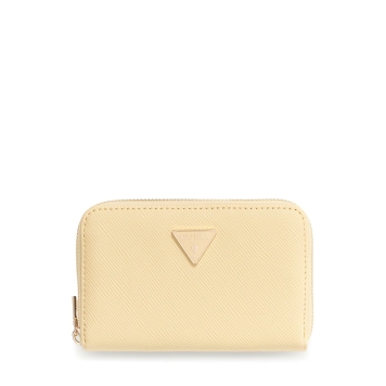 Πορτοφόλι GUESS Serenova Medium Zip Around SWZG8091140 Κίτρινο