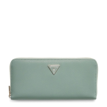 Πορτοφόλι GUESS Serenova Large Zip Around SWZG8091146 Πράσινο