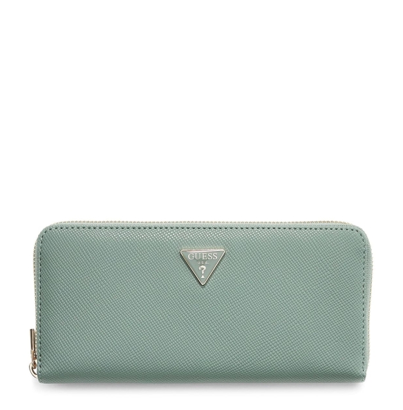 Πορτοφόλι GUESS Serenova Large Zip Around SWZG8091146 Πράσινο