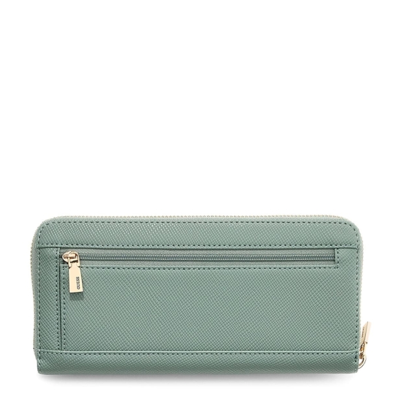Πορτοφόλι GUESS Serenova Large Zip Around SWZG8091146 Πράσινο