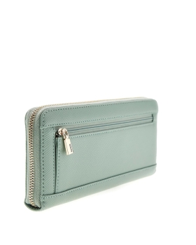 Πορτοφόλι GUESS Serenova Large Zip Around SWZG8091146 Πράσινο