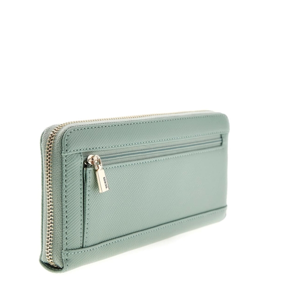 Πορτοφόλι GUESS Serenova Large Zip Around SWZG8091146 Πράσινο