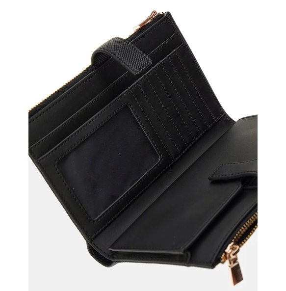 Πορτοφόλι - Τσαντάκι GUESS Laurel Double Zip SWZG8500157 Μαύρο