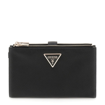 Πορτοφόλι - Τσαντάκι GUESS Laurel Double Zip SWZG8500157 Μαύρο