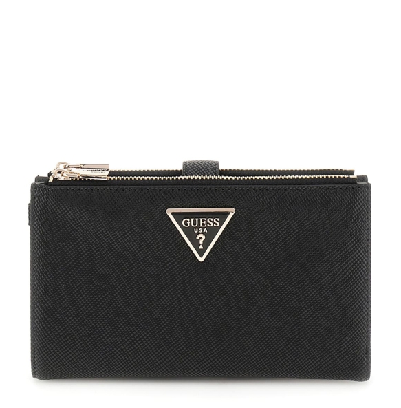 Πορτοφόλι - Τσαντάκι GUESS Laurel Double Zip SWZG8500157 Μαύρο