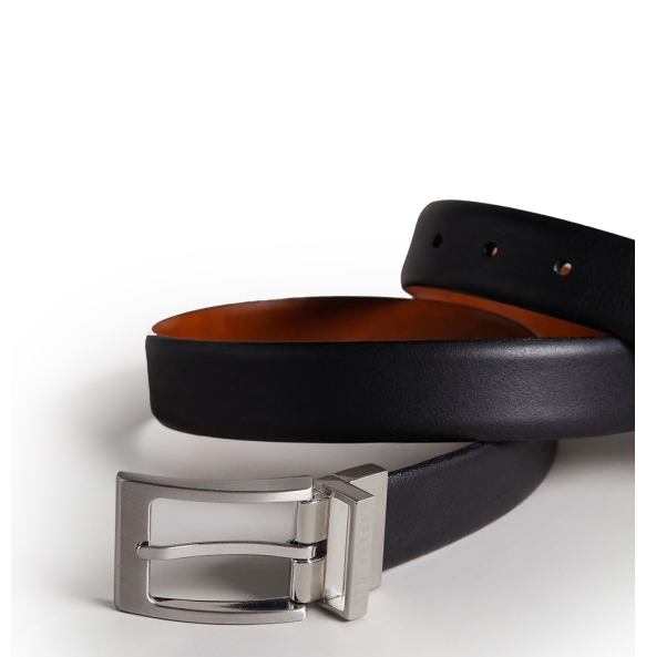 Ζώνη TED BAKER Karmer Διπλής Όψεως 3.5 281598 Μαύρο/Ταμπά