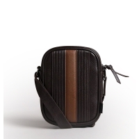 Τσάντα TED BAKER Evver Striped Mini Reporter 282561 Καφέ