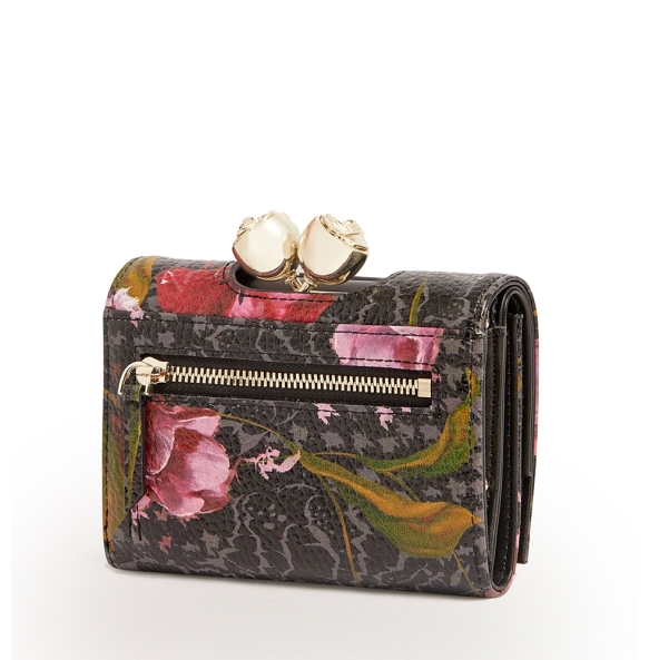 Πορτοφόλι TED BAKER Tulna Floral Bobble 282294 Μαύρο