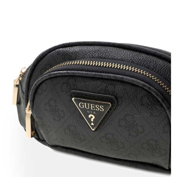 Τσαντάκι Μέσης GUESS Latona Belt Bag TWHB9211080 Ανθρακί