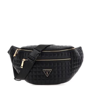 Τσαντάκι Μέσης GUESS Nadira TWQG8424080 Μαύρο