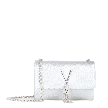 Τσάντα VALENTINO Divina VBS1R403G Ασημί