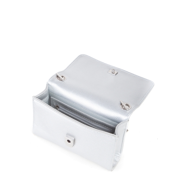 Τσάντα VALENTINO Divina VBS1R403G Ασημί Τσάντα VALENTINO Divina VBS1R403G Ασημί