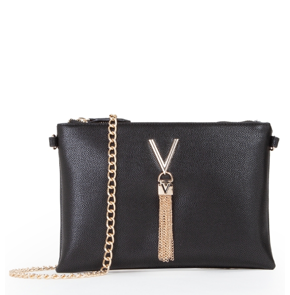 Τσάντα VALENTINO Divina VBS1R419G Μαύρο Τσάντα VALENTINO Divina VBS1R419G Μαύρο