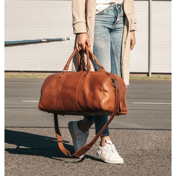 Δερμάτινο Weekender THE CHESTERFIELD BRAND William C20.0004 43lt Ταμπά