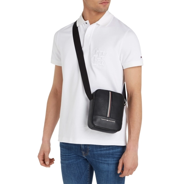 Τσάντα TOMMY HILFIGER Th Central Mini Reporter 11837 Μαύρο 