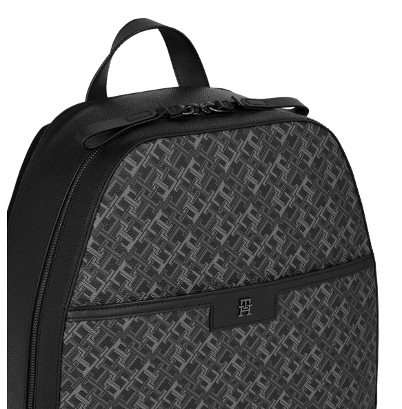 Σακίδιο TOMMY HILFIGER TH Monogram Dome 12225 Μαύρο