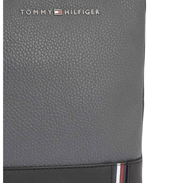 Τσάντα TOMMY HILFIGER 12450 TH Central Flat Γκρι