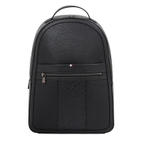 Σακίδιο TOMMY HILFIGER TH Monogram Pebble Grain 13152 Μαύρο
