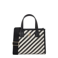 Τσάντα TOMMY HILFIGER TH City Small Tote 16086 Μαύρο
