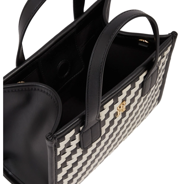 Τσάντα TOMMY HILFIGER TH City Small Tote 16086 Μαύρο