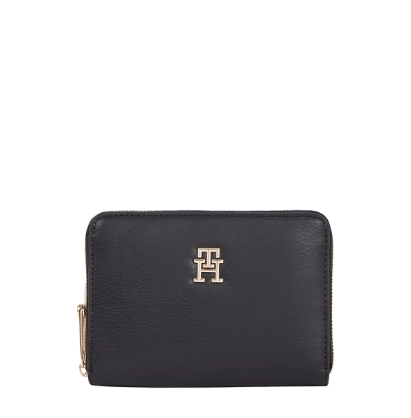 Πορτοφόλι TOMMY HILFIGER TH Monogram Zip-Around 17156 Μαύρο