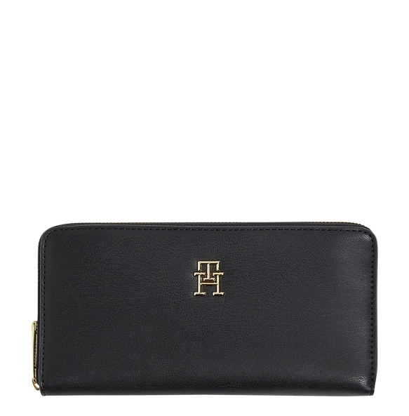 Πορτοφόλι TOMMY HILFIGER TH Monogram Zip-Around 17157 Μαύρο