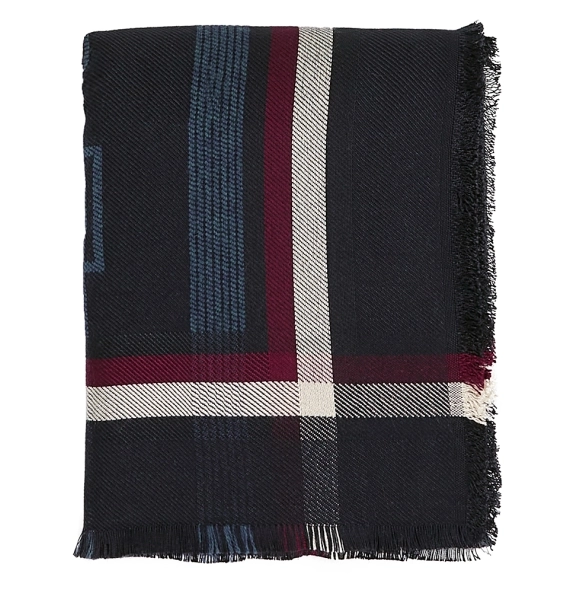 Φουλάρι TOMMY HILFIGER Essential Flag Jacquard Square 17351 Μπλε
