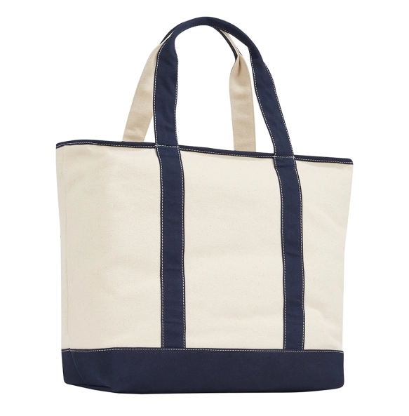 Τσάντα TOMMY HILFIGER TH Summer Canvas Tote 17421 Μπλε