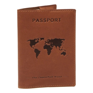 Θήκη διαβατηρίου THE CHESTERFIELD BRAND C08.048831 Ταμπά