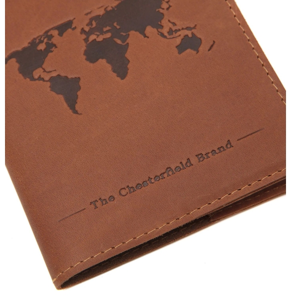 Θήκη διαβατηρίου THE CHESTERFIELD BRAND C08.048831 Ταμπά