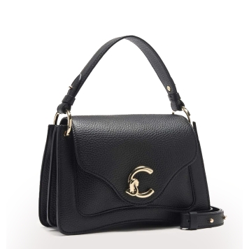 Τσάντα COCCINELLE C-Me Small E1SSL180201 Μαύρο