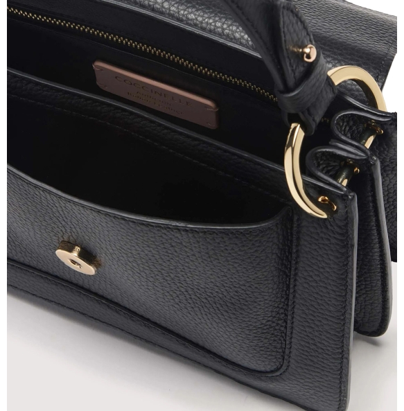 Τσάντα COCCINELLE C-Me Small E1SSL180201 Μαύρο