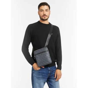 Τσάντα GUESS Vezzola HMEVZLP2223 Γκρι/Μαύρο