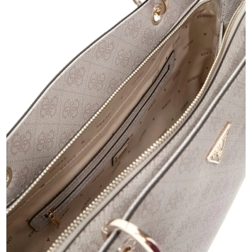 Τσάντα GUESS Noelle Tote HWBD7879250 Μπεζ/Λευκό