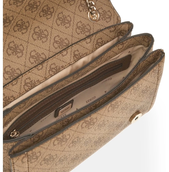 Τσάντα GUESS Noelle HWBG7879210 Μπεζ