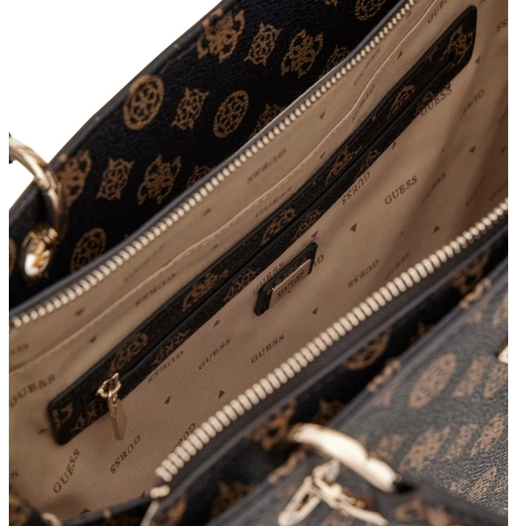 Τσάντα GUESS Noelle Tote HWPZ7879250 Καφέ