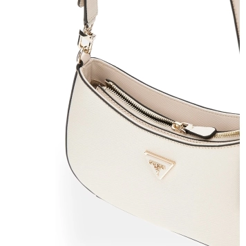 Τσάντα GUESS Noelle HWZG7879180 Εκρού