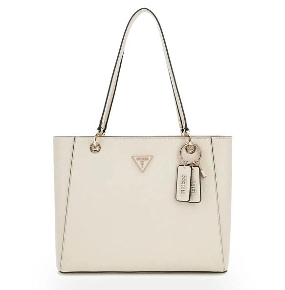 Τσάντα GUESS Noelle Noel Tote HWZG7879250 Μπεζ