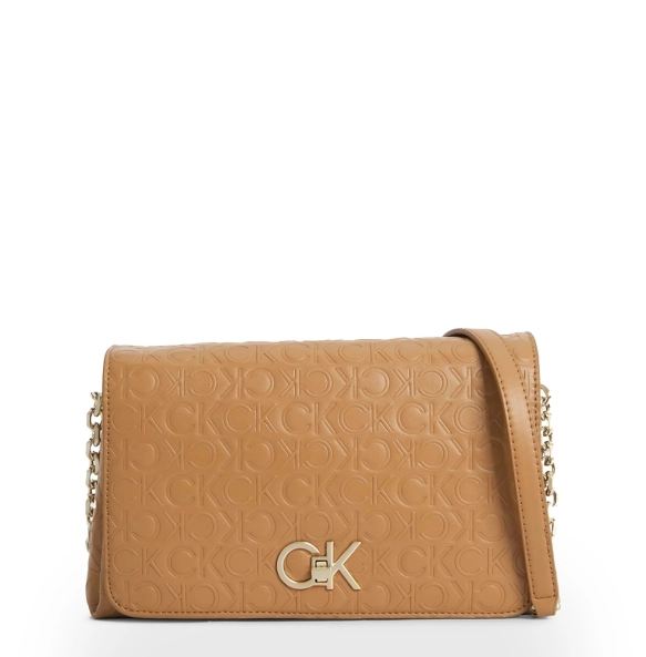 Τσάντα CALVIN KLEIN Re-Lock 11061 Καφέ