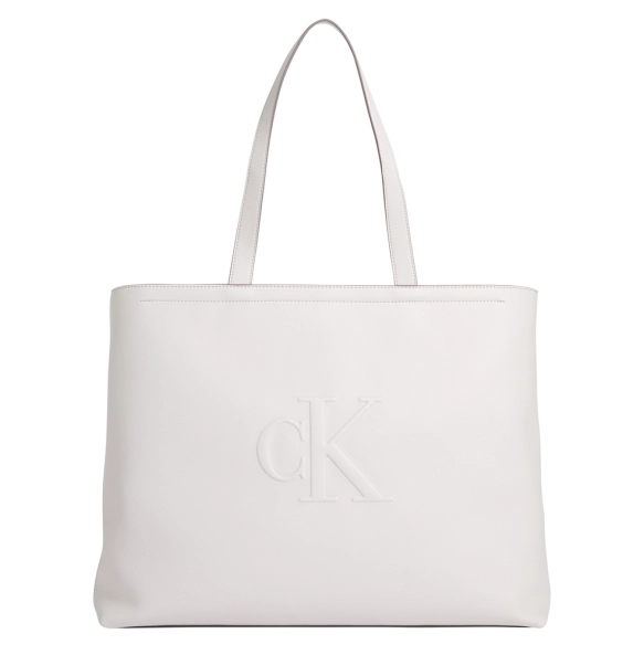 Τσάντα CALVIN KLEIN Sculpted Slim Tote 3070G Μπεζ