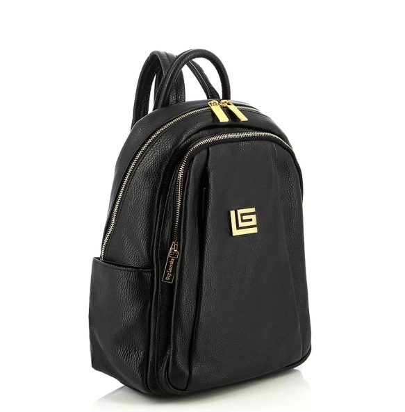 Δερμάτινο σακίδιο GUY LAROCHE 1100 Μαύρο