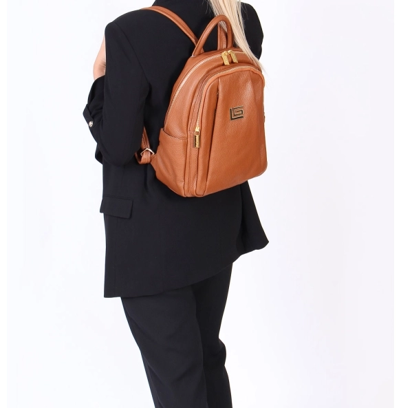 Δερμάτινο σακίδιο GUY LAROCHE 1100 Ταμπά