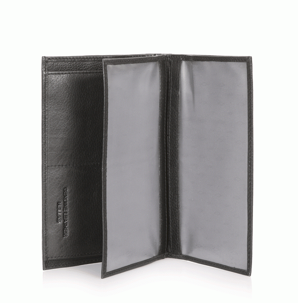 Δερμάτινο μεγάλο πορτοφόλι KAPPA 4301 Μαύρο